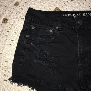 American Eagle Distressed jean shorts